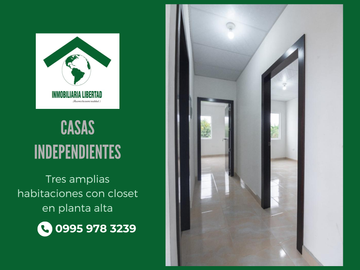 CASAS INDEPENDIENTES DE  VENTA   EN COLÓN DE PORTOVIEJO