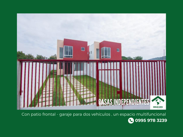 CASAS INDEPENDIENTES DE  VENTA   EN COLÓN DE PORTOVIEJO