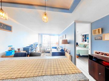 Se vende acogedor departamento de un ambiente