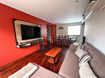 DEPARTAMENTO AMOBLADO CERCA INEN Y OVALO HIGUERETA, SURCO COMO NUEVO FRENTE A PARQUE X $850