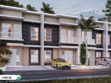 Rumah Mtr BSD Serpong, Baru 2 LANTAI, Mewah Harga Murah, Townhouse Syariah di Tangerang, Jual Dijual