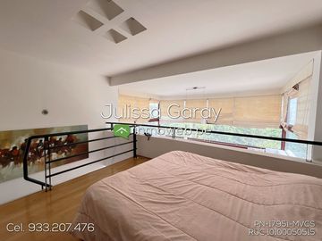 VENTA DUPLEX DE SOLTER@ O PAREJA EN 4TO PISO 2 DORM + MINIDEPA INDEPENDIENTE + ESTACIONAMIENTO + DEPOSITO EN SAN BORJA