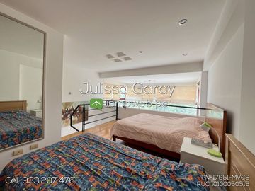 VENTA DUPLEX DE SOLTER@ O PAREJA EN 4TO PISO 2 DORM + MINIDEPA INDEPENDIENTE + ESTACIONAMIENTO + DEPOSITO EN SAN BORJA