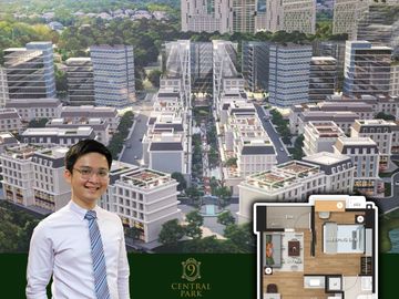 Preselling Studio with balcony in 9 Central Park Northwin Global City condo for sale Marilao Bulacan