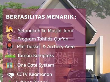Rumah BCS Dekat Stasiun Cilebut, Baru MEZZANINE Harga Murah Mewah, Syariah di Kota Bogor Jual Dijual