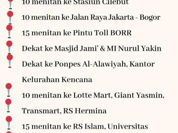 Rumah BCS Dekat Stasiun Cilebut, Baru MEZZANINE Harga Murah Mewah, Syariah di Kota Bogor Jual Dijual