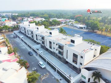 DEPARTAMENTO NUEVO EN VENTA 1 HABITACION FRACCIONAMIENTO LA TAMPIQUERA BOCA DEL RIO