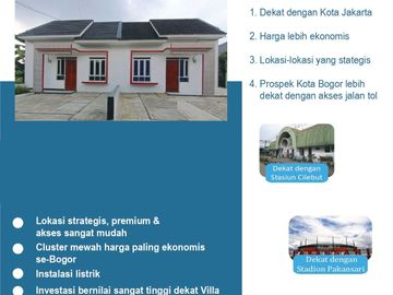 Rumah Fai Diamon Cilebut Dekat Stasiun, Baru 1 LANTAI, Harga Murah Mewah, Sukaraja Bogor Jual Dijual