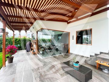 CASI DE ESTRENO!!! CASA AMOBLADA EN CONDOMINIO DE CHOCALLA KM 92.5 (CAMPO Y PLAYA)