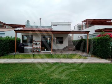CASI DE ESTRENO!!! CASA AMOBLADA EN CONDOMINIO DE CHOCALLA KM 92.5 (CAMPO Y PLAYA)