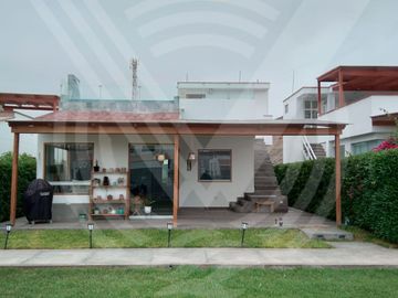 CASI DE ESTRENO!!! CASA AMOBLADA EN CONDOMINIO DE CHOCALLA KM 92.5 (CAMPO Y PLAYA)