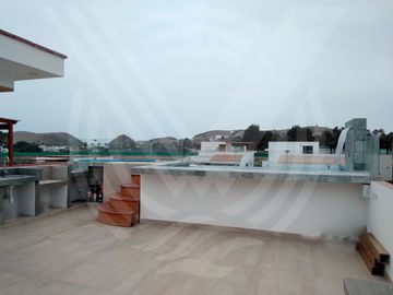 CASI DE ESTRENO!!! CASA AMOBLADA EN CONDOMINIO DE CHOCALLA KM 92.5 (CAMPO Y PLAYA)