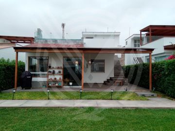 CASI DE ESTRENO!!! CASA AMOBLADA EN CONDOMINIO DE CHOCALLA KM 92.5 (CAMPO Y PLAYA)