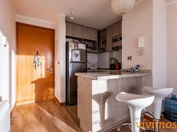 1 Dormitorio + 1 Baño en San Miguel, Metro Lo Vial.