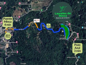 Finca Venta en Minca, 1 hectárea con Riachuelo, Sobre la Vía - Santa Marta