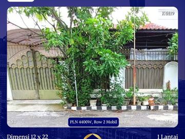 Dijual Rumah Manyar Jaya Surabaya SHM 1lantai Lebar 12 dkt MERR Semolowaru Klampis