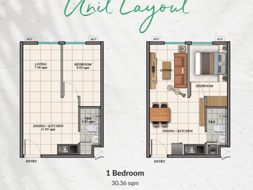 Fully Furnished RFO 1-bedroom Condo For Sale in Lipa Batangas
