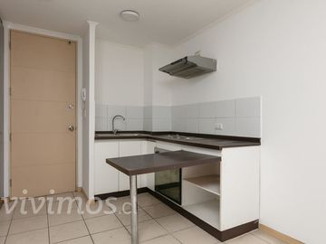 1 Dormitorio + 1 Baño en Estación Central, Metro las Rejas.