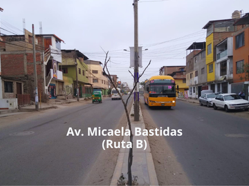Casa con Local Comercial en Avenida Comercial en Villa El Salvador