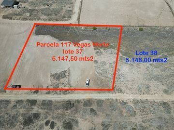 VENTA de lotes 5000 mts2 Vegas Norte parcela 117 Lotes 37 y 38