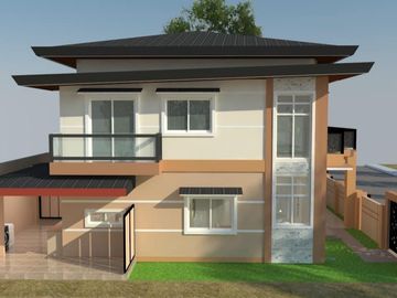 For Construction Semi-Furnished 5 Bedroom 2 Storey Single Detached House Swimming Pool with for Sale in Corona del Mar, Talisay, Cebu