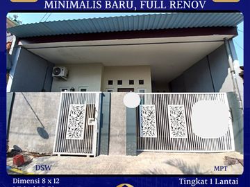 RUMAH SIAP HUNI FULL RENOVASI DI MANUKAN TANDES SURABAYA BARAT