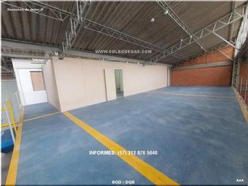 ALQUILER DE BODEGA 1120 DISPONIBLE PARA RENTA CON USO DE SUELOS.