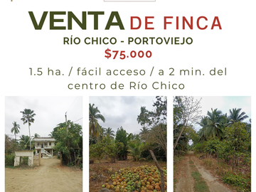 Venta de Finca Pequeña en Portoviejo Manabi