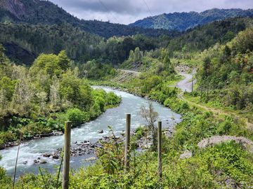 Linda Parcela de 5000m2 frente al Río Nilahue, sector Los Venados, Ranco