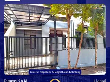 Rumah Siap Huni Terawat Palm Spring Regency Jambangan Surabaya dekat Ketintang Ketintang