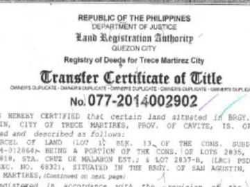 SINGLE-STOREY  HOUSE AND LOT INSIDE SUBDIVISION IN BRGY. SAN AGUSTIN, TRECE MARTIREZ, CAVITE NEAR PANUNGYANAN ROAD - WALTERMART TRECE MARTIREZ - GEN. 