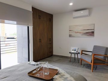 Casas en venta en condominio con alberca y Roof Garden a 5 minutos del Club de Golf Santa Fe en Xochitepec, Morelos.