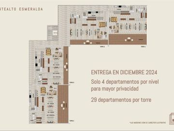 DEPARTAMENTO EN VENTA MONTE ALTO ESMERALDA