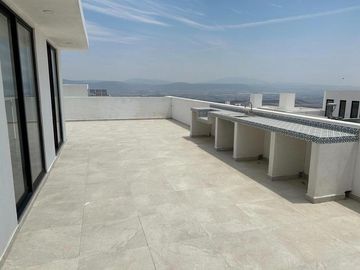 VENTA EXCLUSIVA CASA DE AUTOR, UBICADA EN ESQUINA, CON EXCEDENTE TERRENO, ESPECTACULAR VISTA  EN ZIBATÁ-QUERÉTARO JF