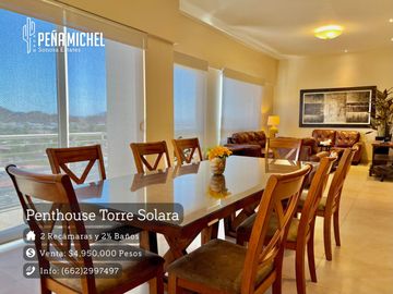 ¡SE VENDE! PENTHOUSE EN TORRE SOLARA 180M²