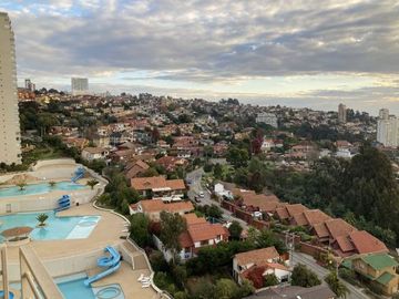 SE VENDE DEPARTAMENTO CON HERMOSA VISTA JARDIN DEL MAR 2 DOR 2 BAÑOS EST UF 4.000 VIÑA DEL MAR