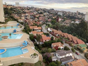SE VENDE DEPARTAMENTO CON HERMOSA VISTA JARDIN DEL MAR 2 DOR 2 BAÑOS EST UF 4.000 VIÑA DEL MAR