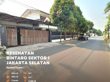 1. Rumah Siap Huni di Jl. Kesehatan, Bintaro, Jaksel