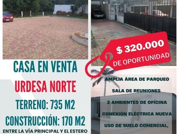 DE OPORTUNIDAD - CASA EN LOMAS DE URDESA  - GUAYAQUIL