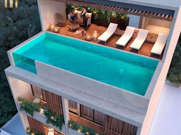 DEPARTAMENTOS EN VENTA DE 1 HABITACIÓN EN PLAYA DEL CARMEN CERCA DE LA PLAYA