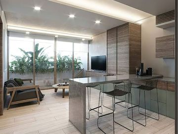 DEPARTAMENTOS EN VENTA DE 1 HABITACIÓN EN PLAYA DEL CARMEN CERCA DE LA PLAYA