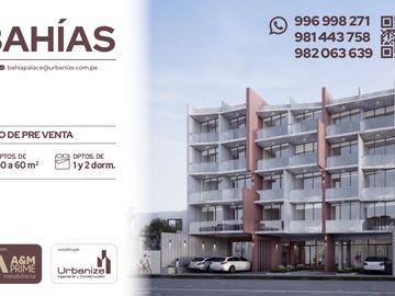 Vendo Ultimo Departamento 54 m2 en Playa San Bartolo