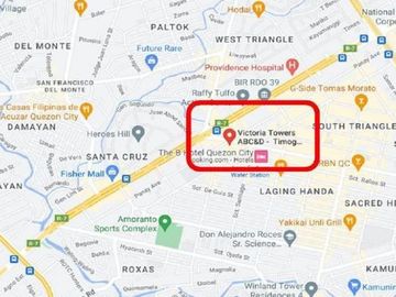 LOFT-TYPE CONDOMINIUM UNIT (PENTHOUSE LEVEL) FOR SALE AT VICTORIA TOWERS (TOWER B) - TIMOG AVENUE CORNER PANAY STREET, SOUTH TRIANGLE, QUEZON CITY NEA