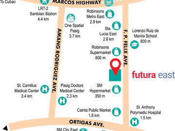 Pre-selling Condominium In Cainta Rizal Futura East at Filinvest East Town