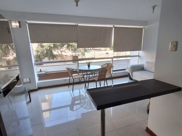 MODERNO DEPARTAMENTO DE 01 DORMITORIO Y 02 BAÑOS VISTA EXTERIOR