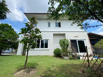 2-storey detached house for sale, corner house, area 144 sq m., Ratchaphruek Village. Ramkhamhaeng -Suwinthawong