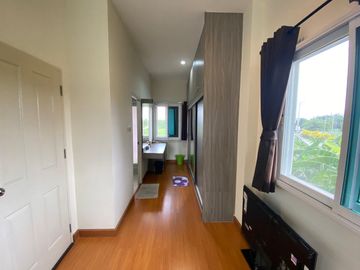 2-storey detached house for sale, corner house, area 144 sq m., Ratchaphruek Village. Ramkhamhaeng -Suwinthawong