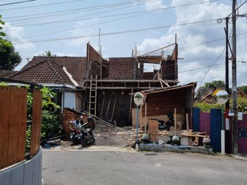 Rumah baru full furnish proses bangun di gentan jalan kaliurang km 10