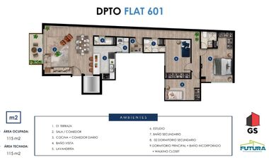 FLAT 601