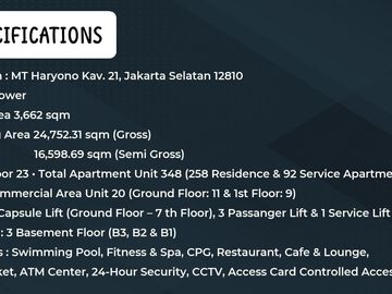 APARTEMEN MEWAH STRATEGIS MT HARYONO TEBET JAKARTA SELATAN